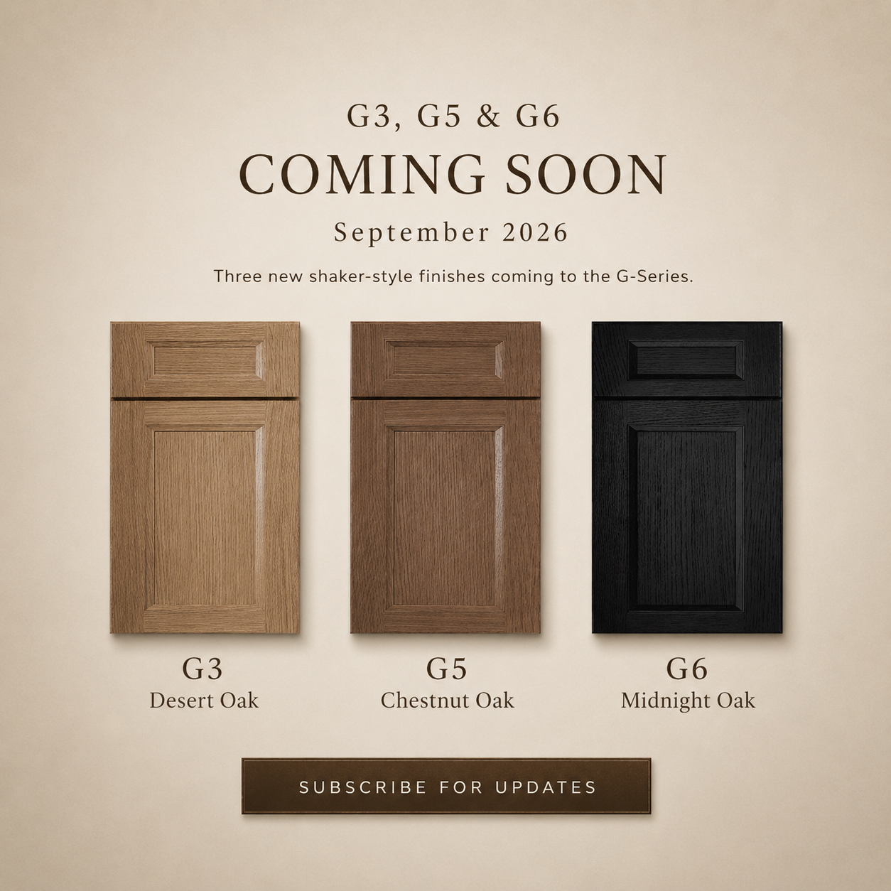 G-Series-Coming-Soon-Email-Campaign - L&C Cabinetry