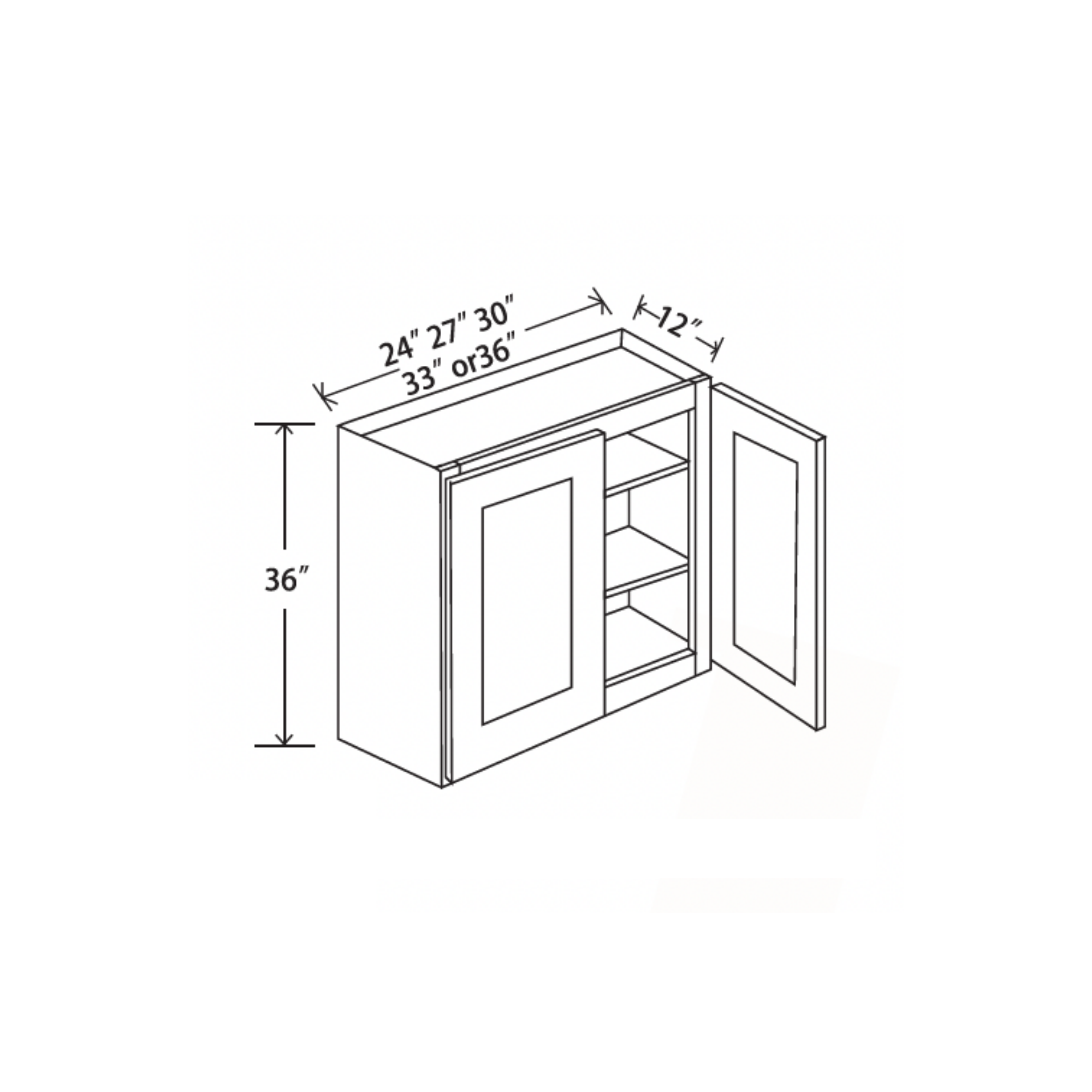 S2 | Honey Shaker Wall Cabinets