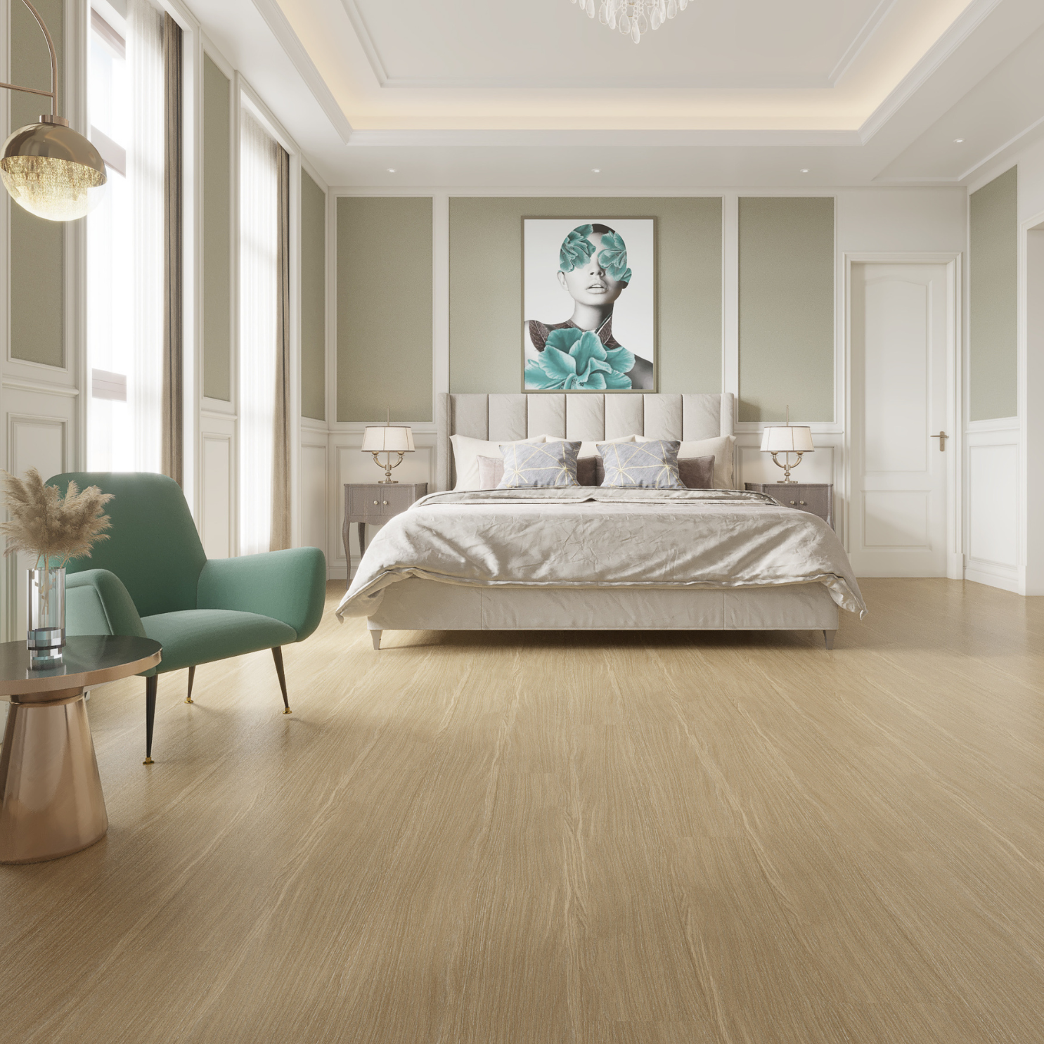 Stone Polymer Composite Flooring (6 Shades Available)